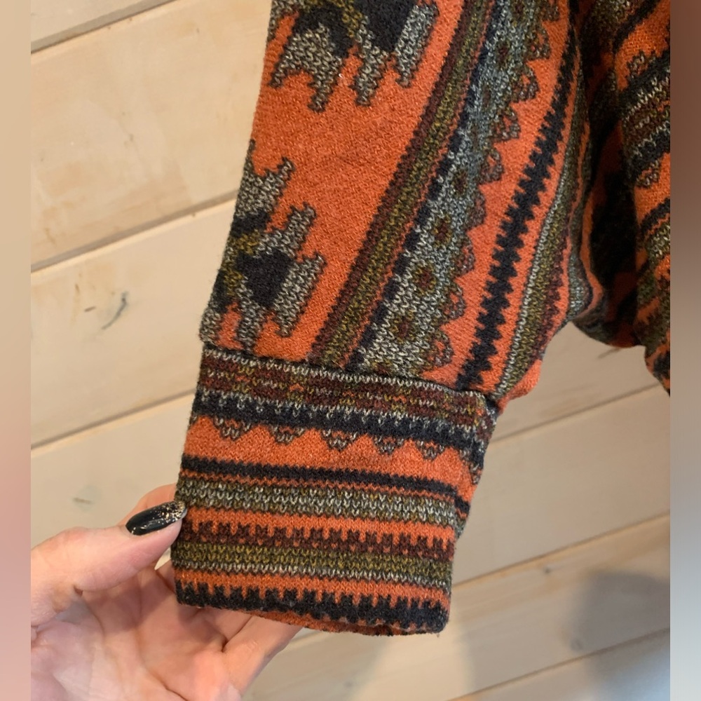 Lush | Boho Aztec Cardigan - Picture 3 of 7